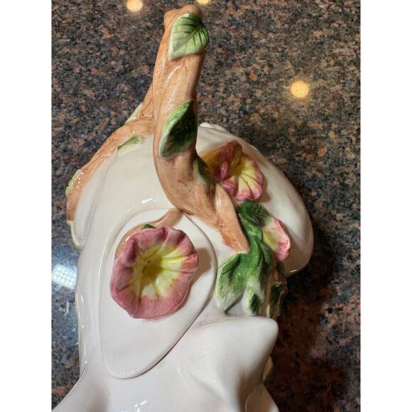 Vintage Fitz & Floyd Omnibus Teapot Sleepy Eyed Pig 1994 Hand-painted - Picture 9 of 16